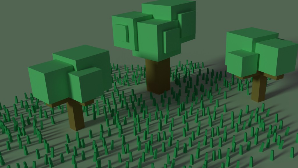 Cubic Tree Scene preview image 1